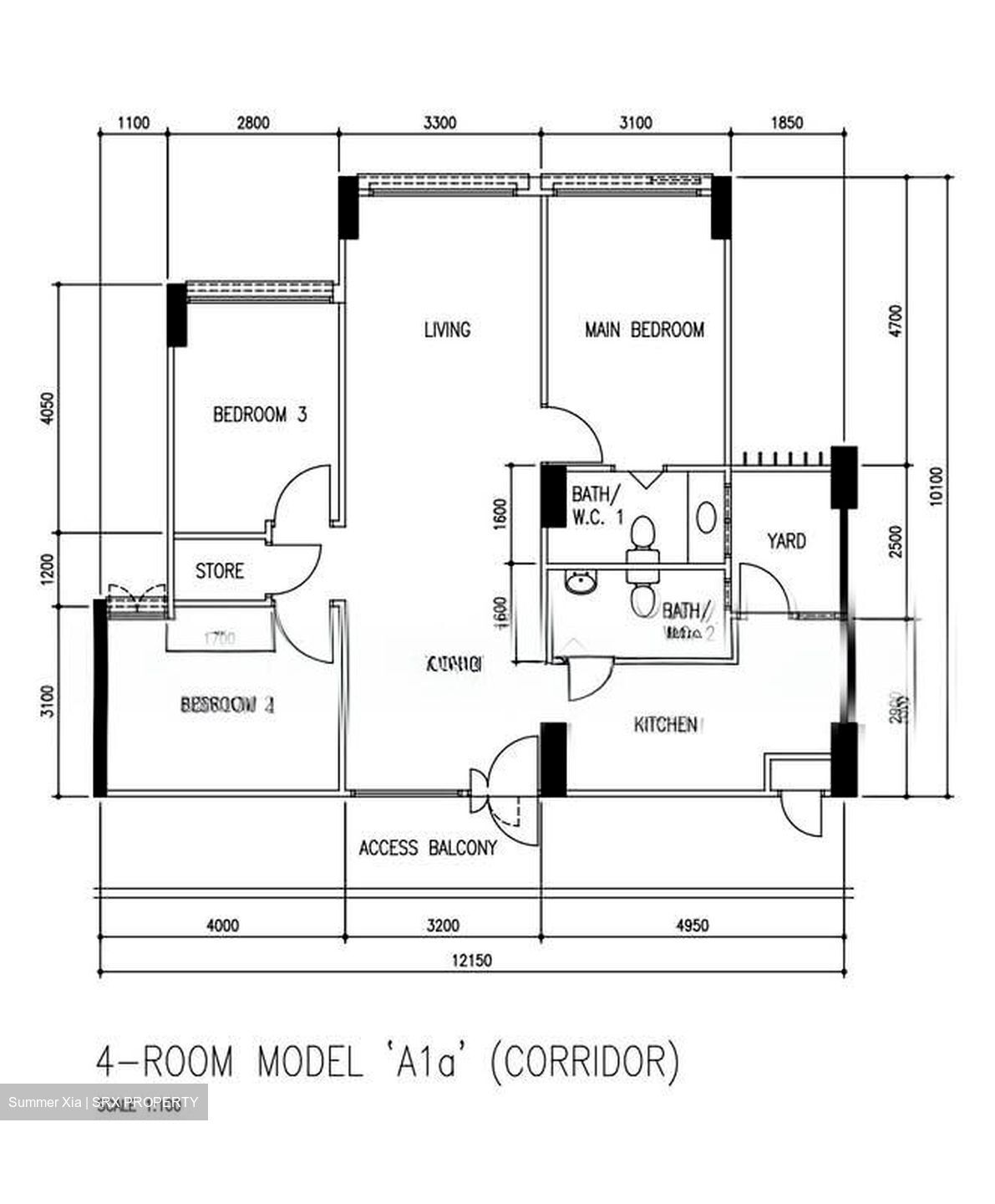 Blk 691 Jurong West Central 1 (Jurong West), HDB 4 Rooms #582061271